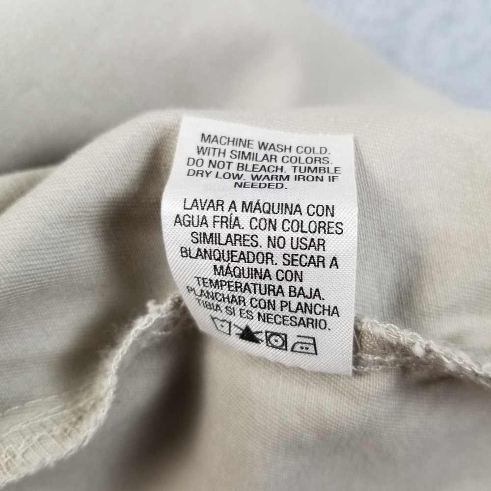 Outdoor Life Cargo Shorts Mens 40 Khaki Tan Cotton Elastic Waist Casual Utility - Picture 7 of 15